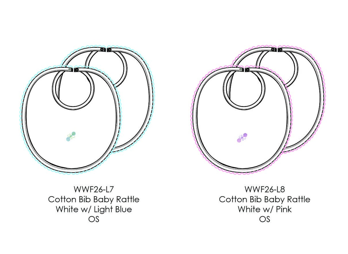 Baby Rattle Bib