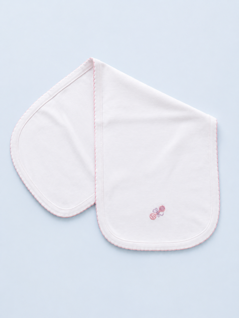 Baby Rattle Burp Cloth