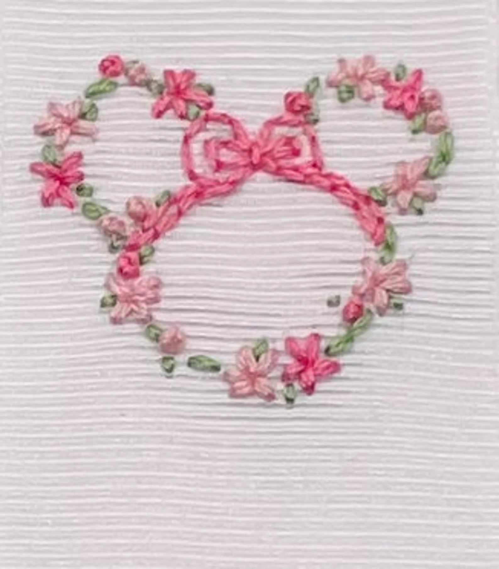 Floral Minnie "Lottie" Bow