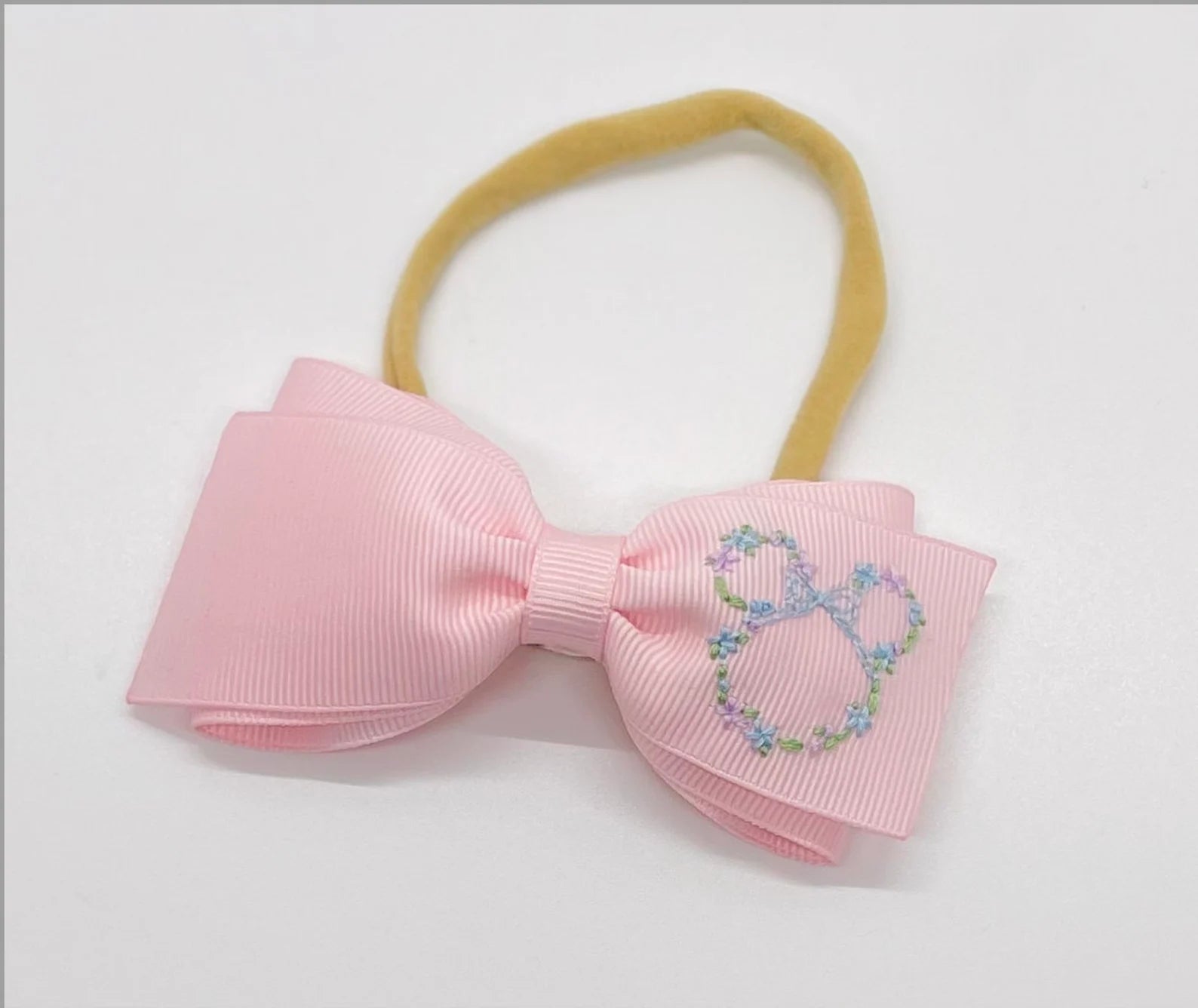 Floral Minnie "Lottie" Bow