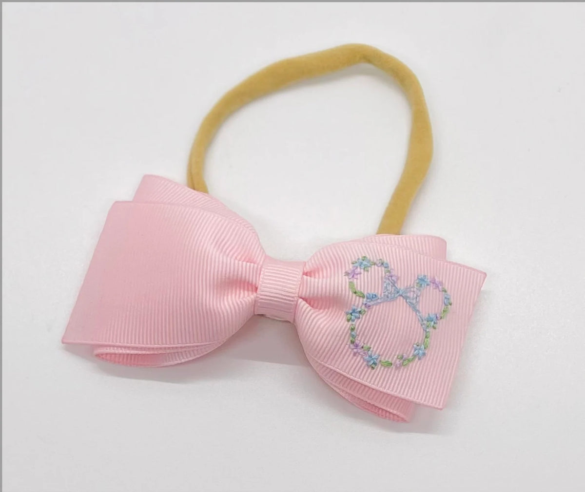 Floral Minnie "Lottie" Bow