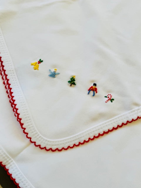 First Christmas Baby Blanket