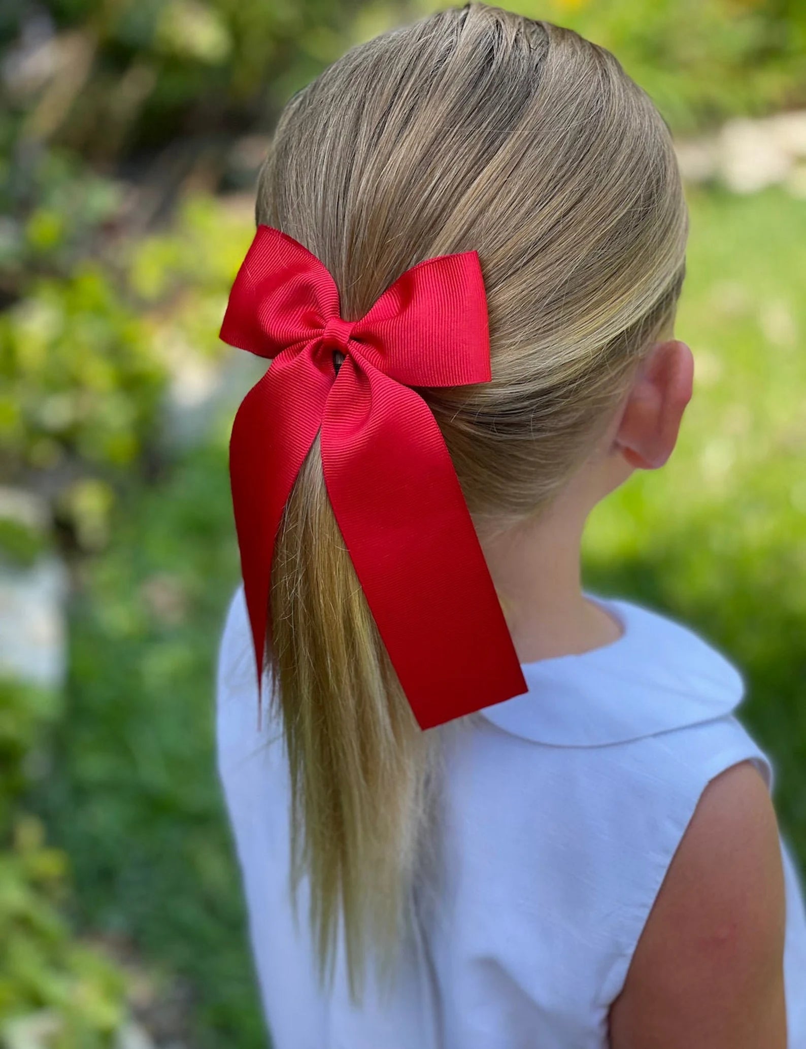 Long Tail Grosgrain Bow