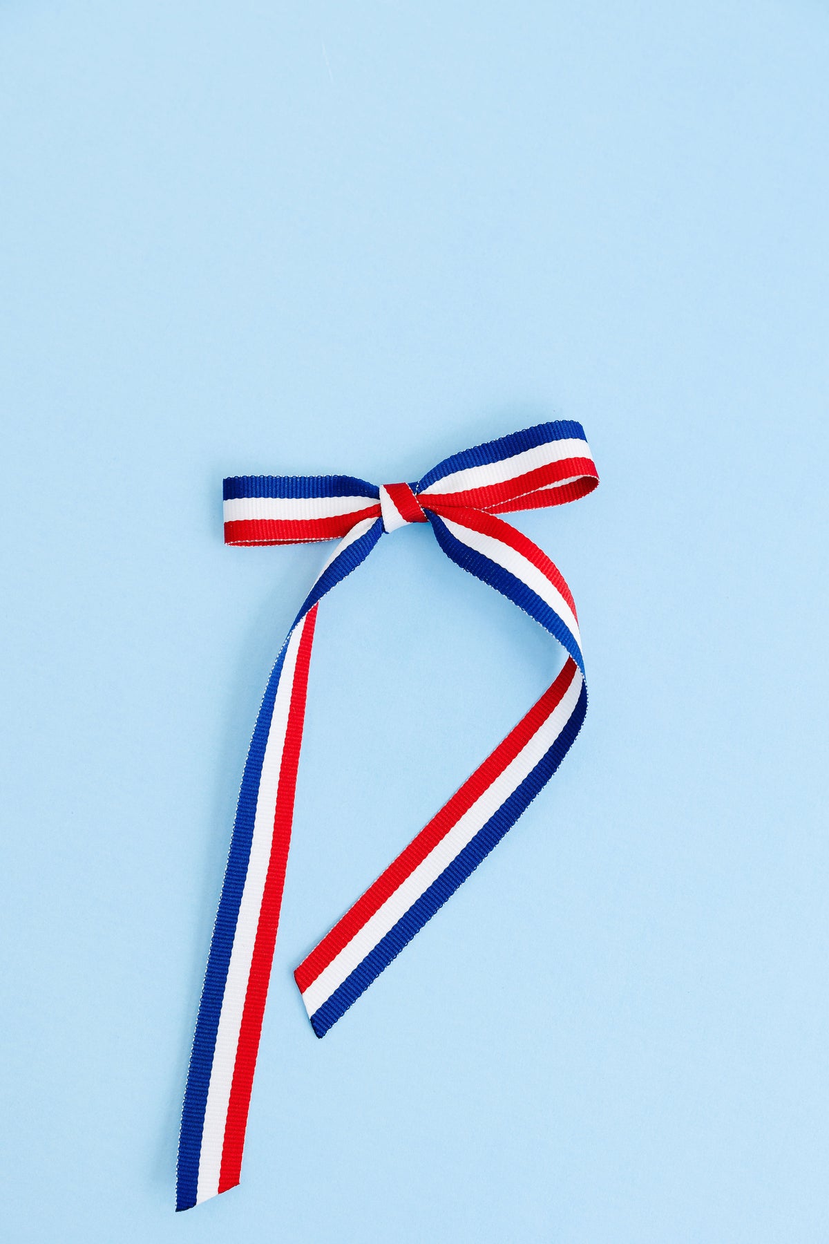 Red, White and Blue Long-Tail Bow