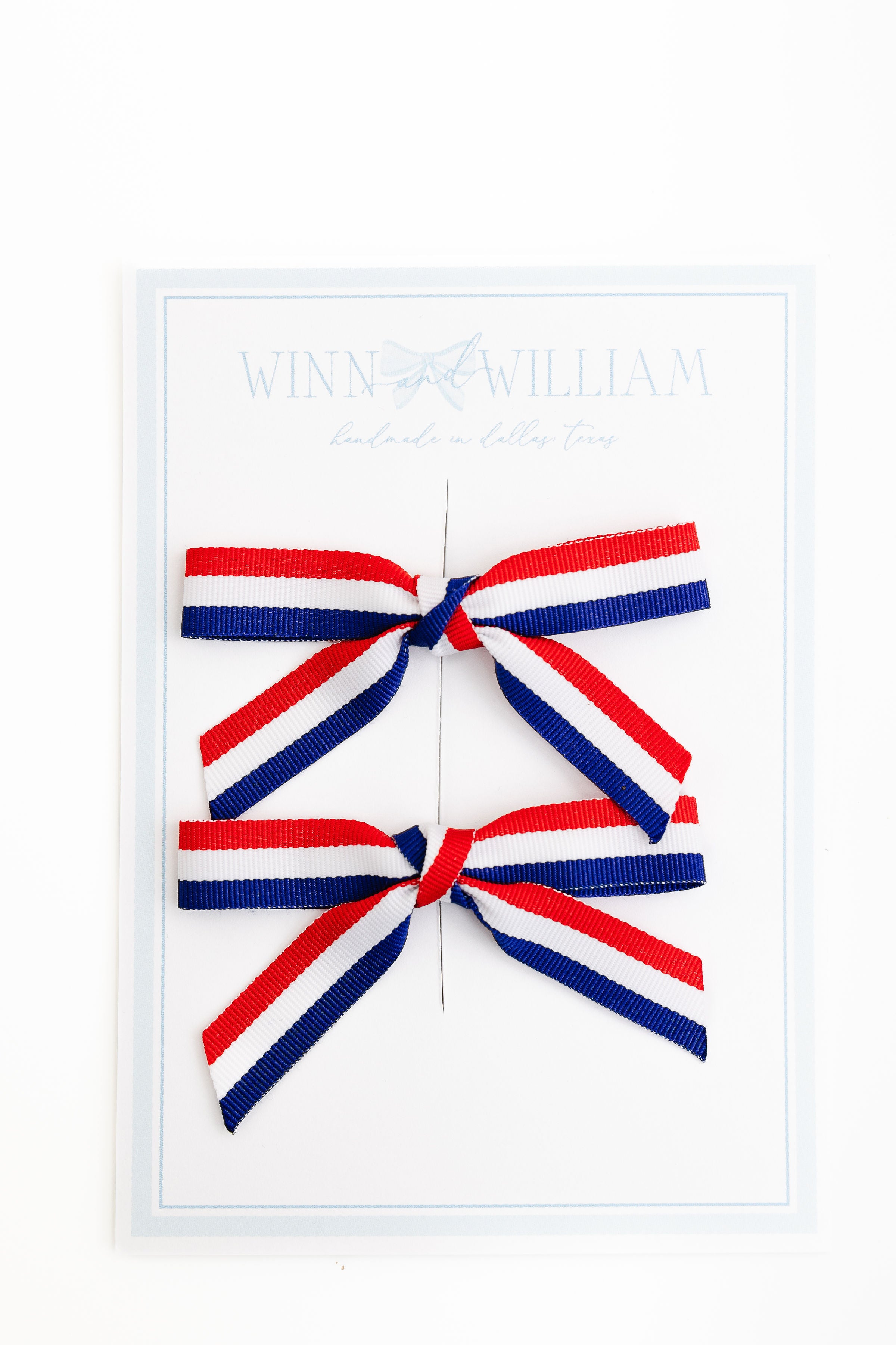 Red, White and Blue pig-tail set