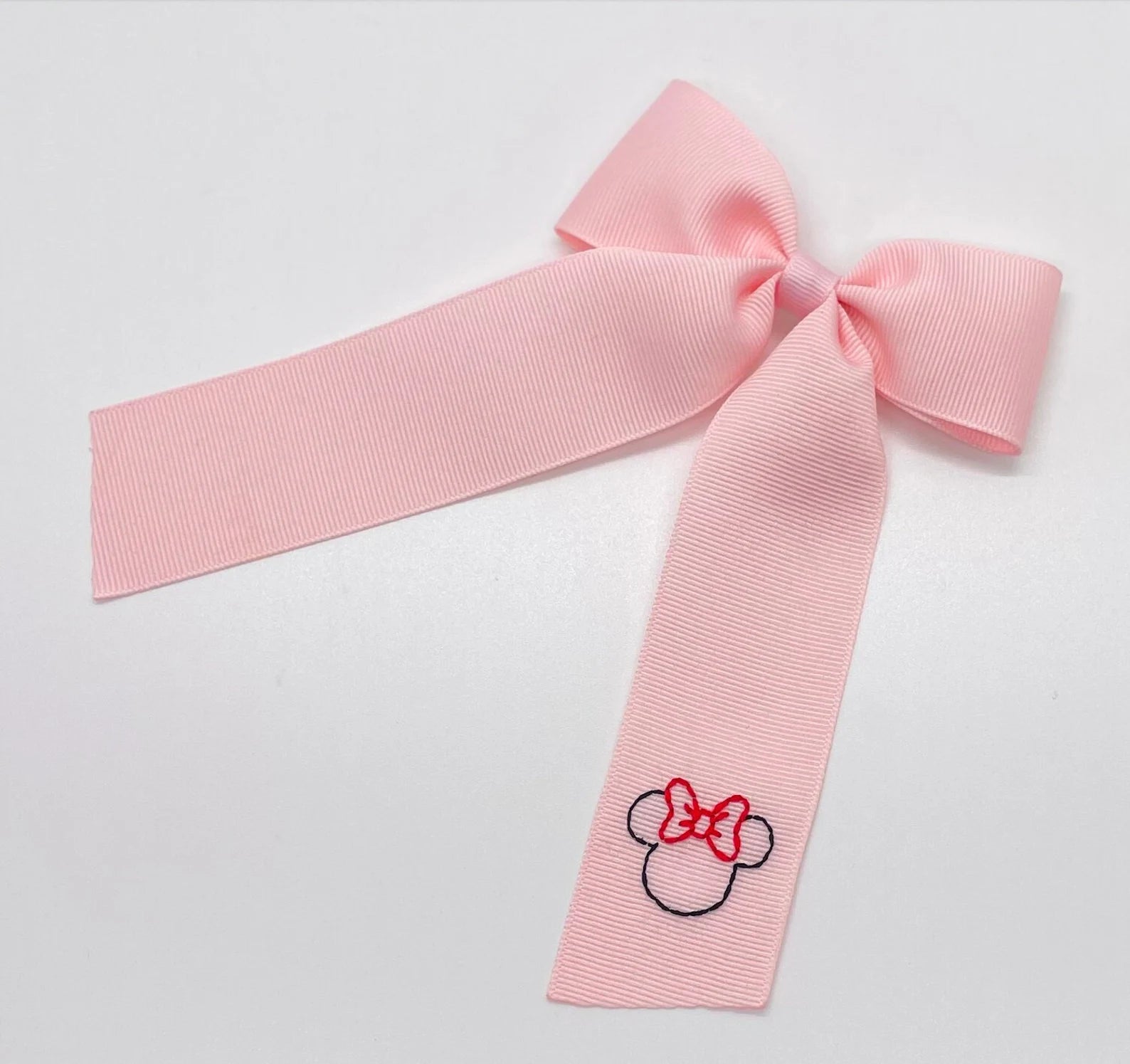 Classic Minnie Hand-Embroidered Bow
