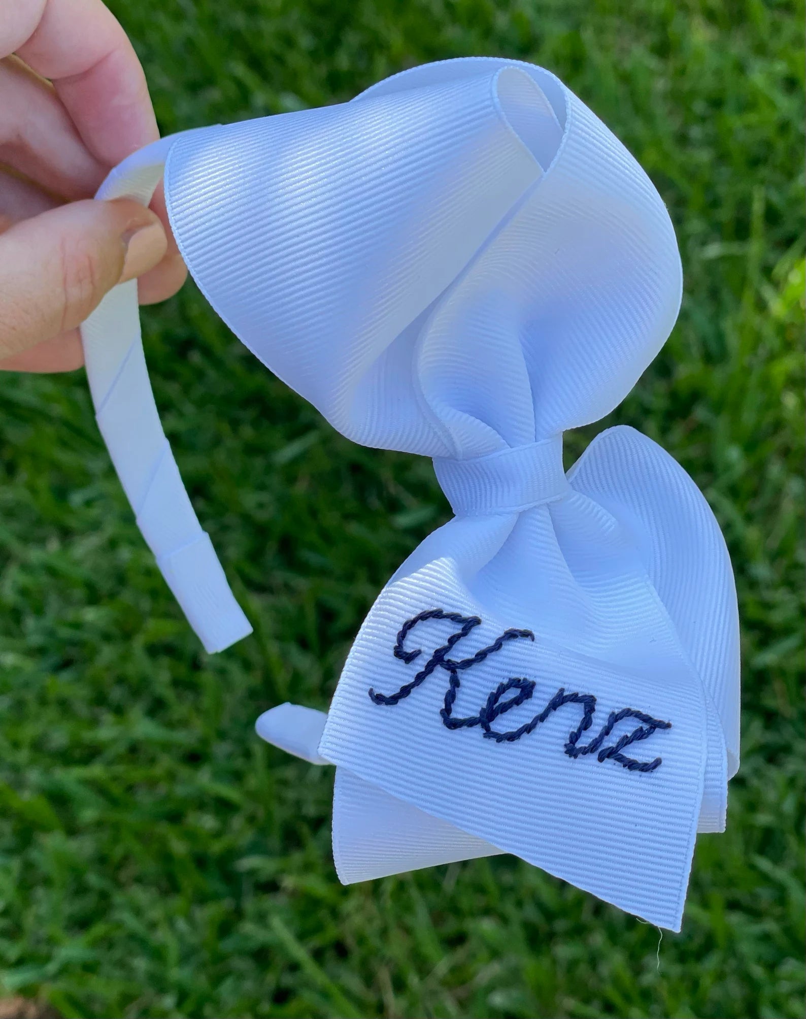 Personalized Large "The Via" Hard Headband