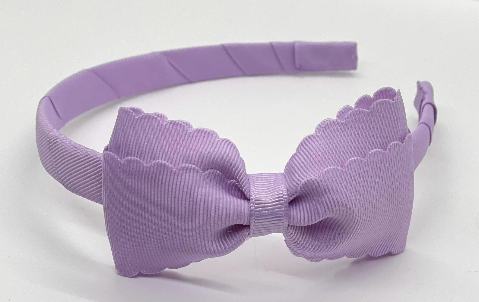 Scalloped "Lottie" Hard Headband