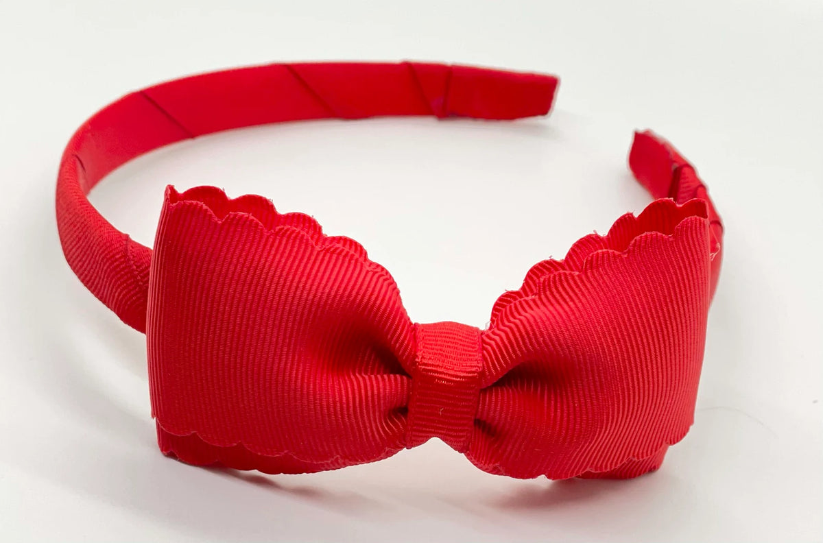 Scalloped "Lottie" Hard Headband