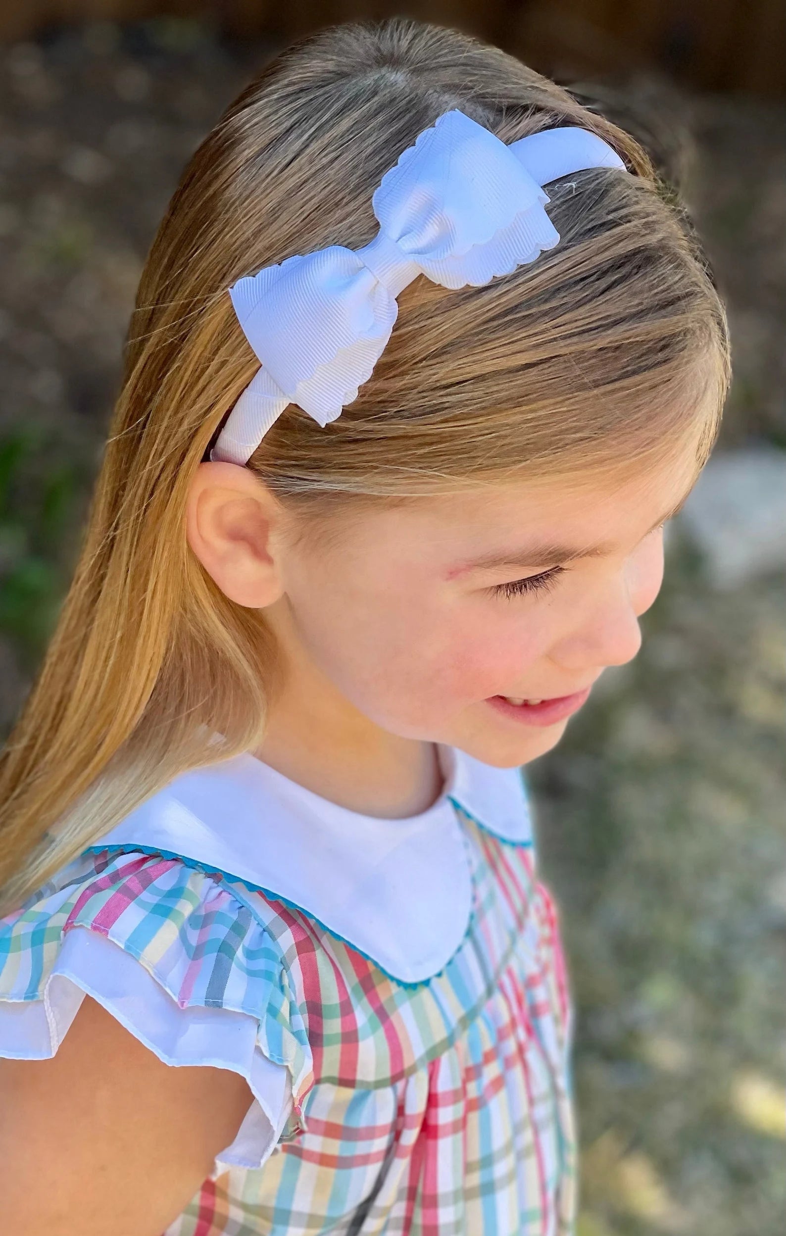 Scalloped "Lottie" Hard Headband