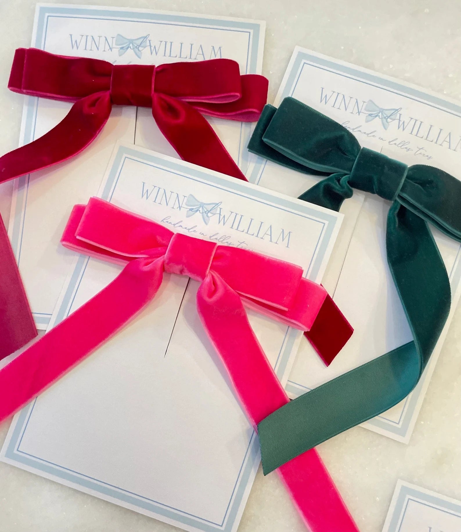 Not So Plain Jane Velvet Bows