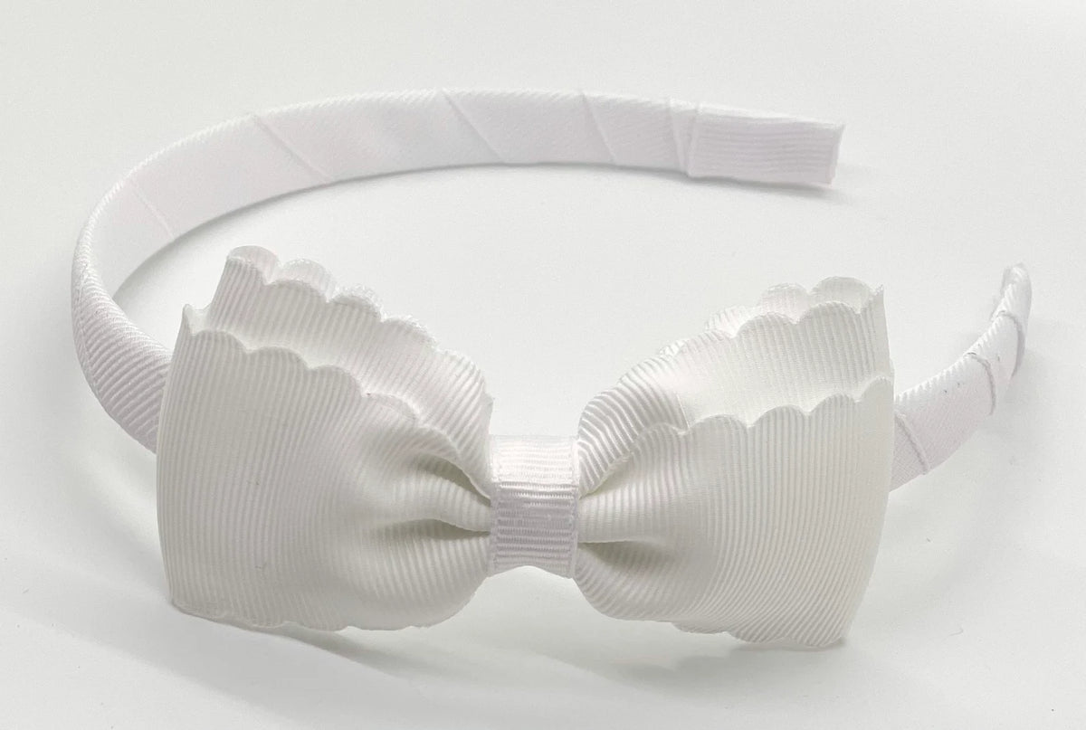 Scalloped "Lottie" Hard Headband