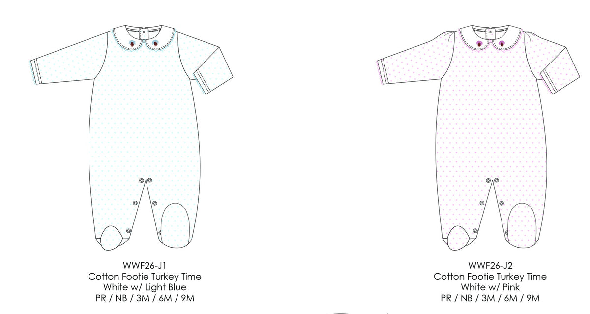 Turkey Time Sleeper and Playsuit