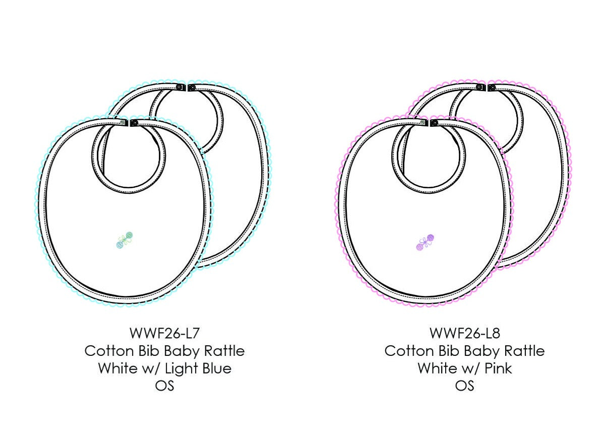 Baby Rattle Bib