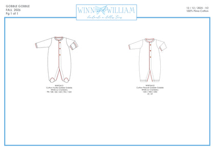 Gobble Gobble Sleeper and Playsuit