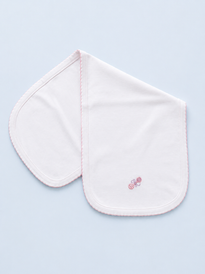 Baby Rattle Burp Cloth