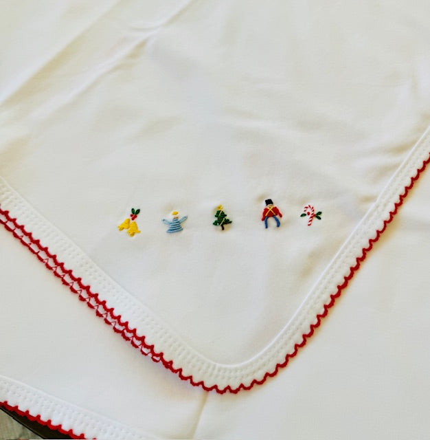 First Christmas Baby Blanket