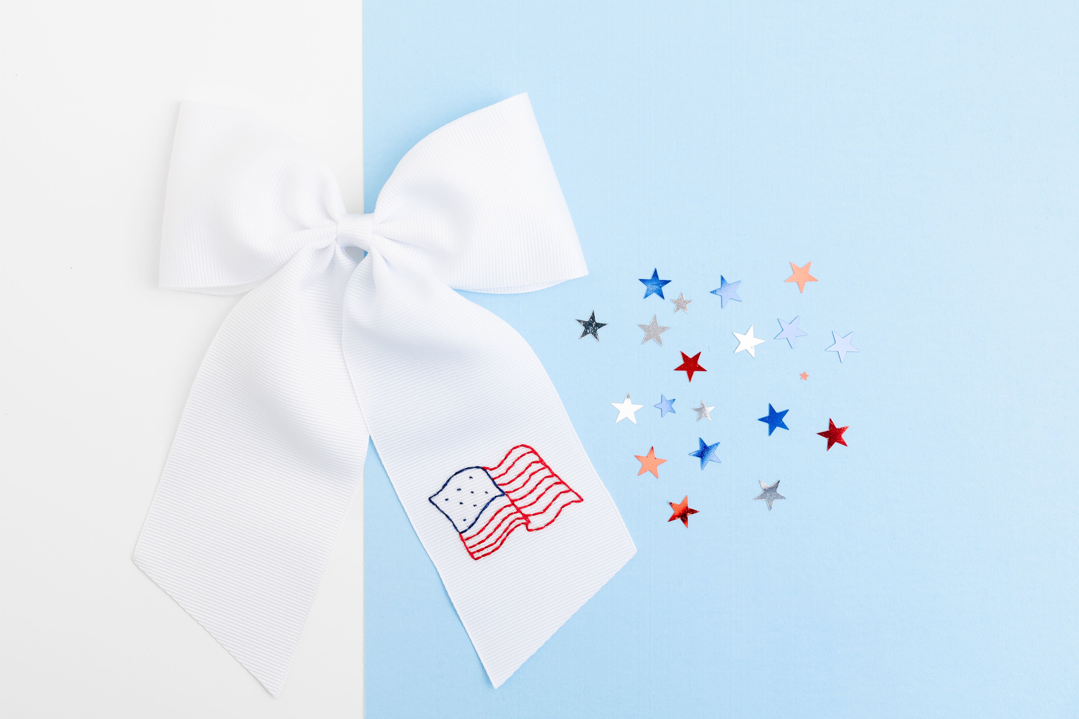 American Flag Bow