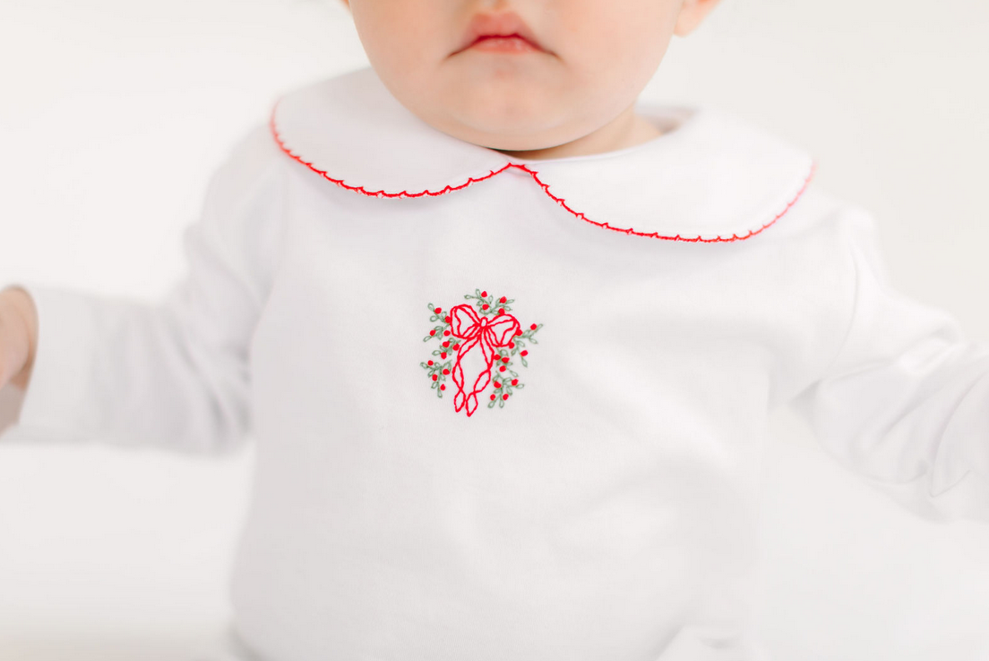Christmas Mistletoe Sleeper and Playsuit