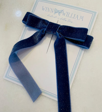 Sparkle Not So Plain Jane Velvet Bows