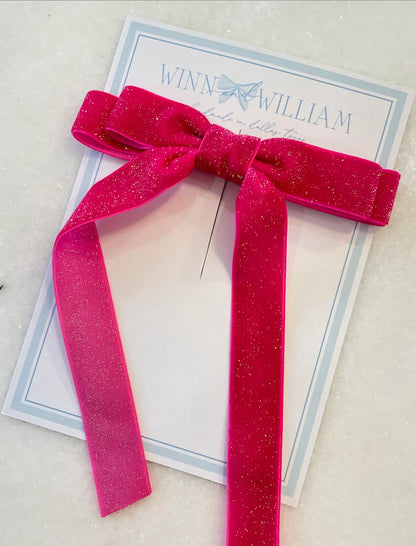 Sparkle Not So Plain Jane Velvet Bows