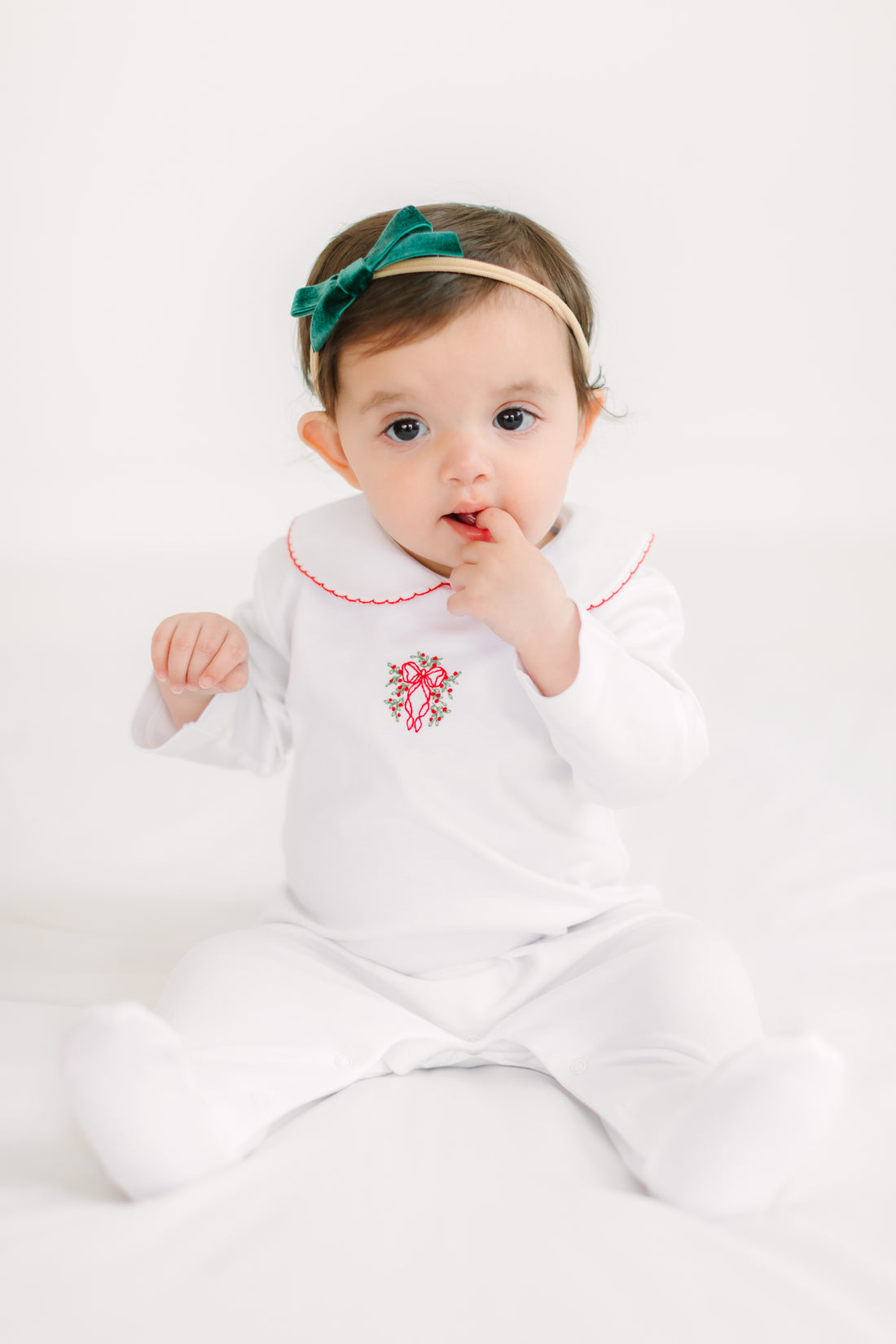 Christmas Mistletoe Sleeper and Playsuit
