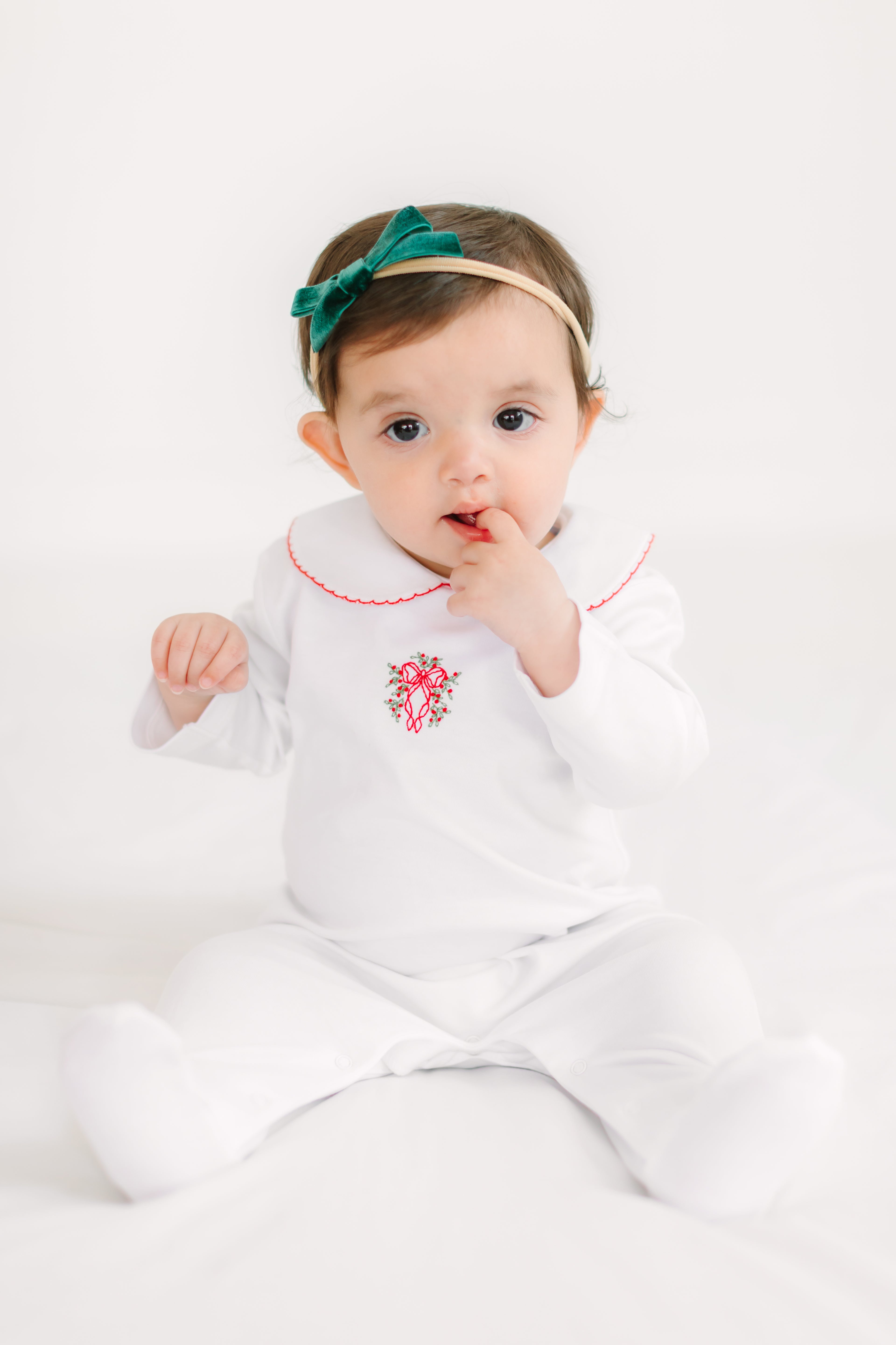 Christmas Mistletoe Sleeper and Playsuit