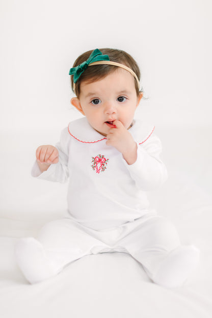 Christmas Mistletoe Sleeper and Playsuit