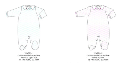 Turkey Time Sleeper and Playsuit